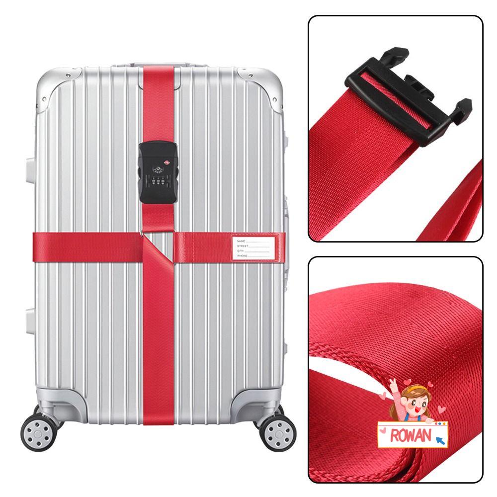 ROWANS Dây Đai Hành Lý Có Khóa Mật Khẩu Tùy Chỉnh Tiện Dụng