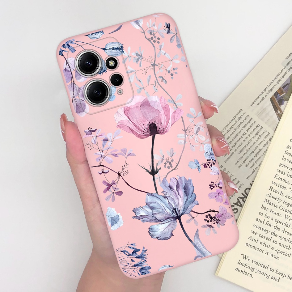Ốp Điện Thoại Silicon TPU Mềm Họa Tiết Gấu Và Quả Bơ Cho Xiaomi Redmi Note 12 12 Pro 4G Note12 12Pro 4G