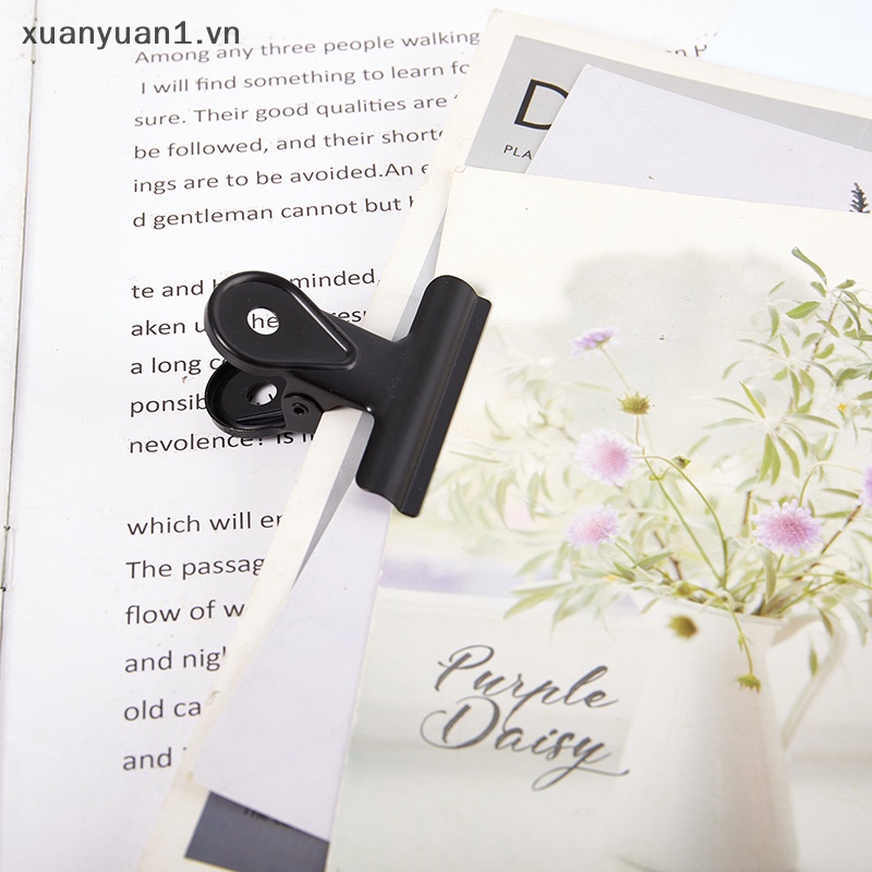 Kẹp Tài Liệu Giấy Tờ Bằng Kim Loại Nhiều Màu Kiểu Vintage Chất Lượng Cao