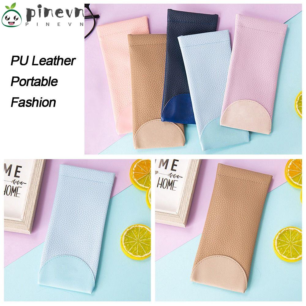 PINEVN Hộp Đựng Kính Chất Liệu Da PU Ốp