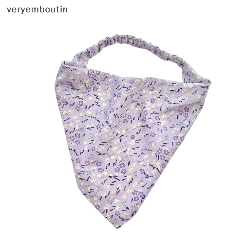 Băng Đô Co Dãn in Họa Tiết Hoa Thời Trang Cho Nữ