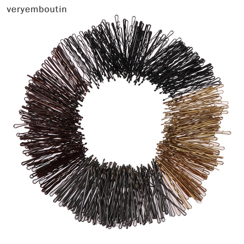 Set 50 Kẹp Tóc Chữ U Màu Vàng Kim Tạo Kiểu Tóc Thời Trang Cho Nữ