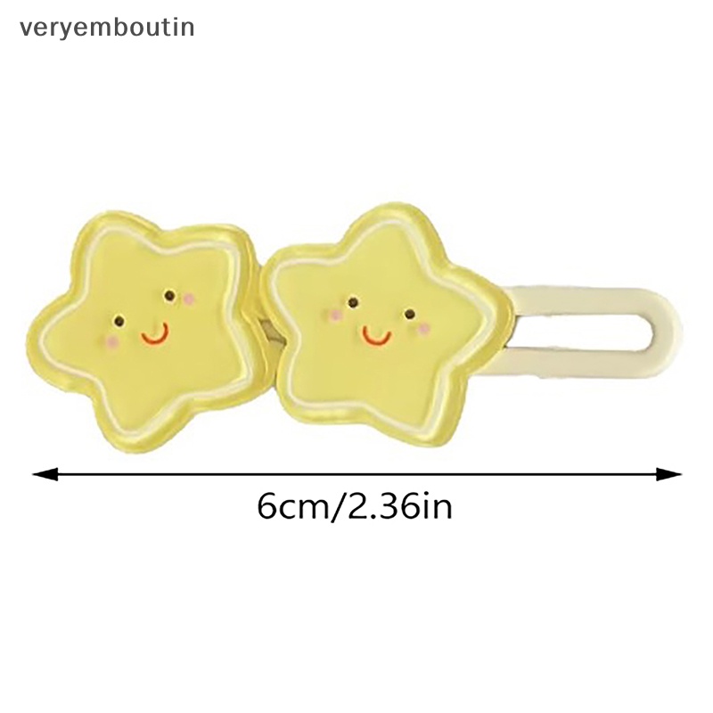 Kẹp Tóc Hình Ngôi Sao Năm Cánh Hoạt Hình Dễ Thương Cho Bé Gái