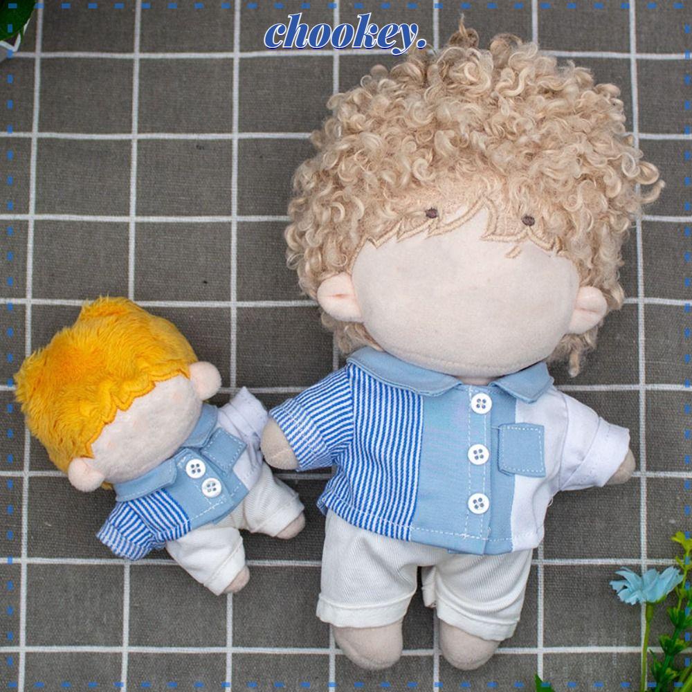 CHOOKEY Áo Sọc Ngang Cho Búp Bê 10CM / 20CM