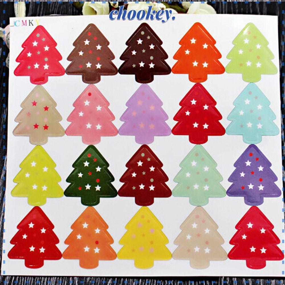 CHOOKEY Bộ 120 Miếng Dán Trang Trí Kiểu Hoạt Hình Đáng Yêu