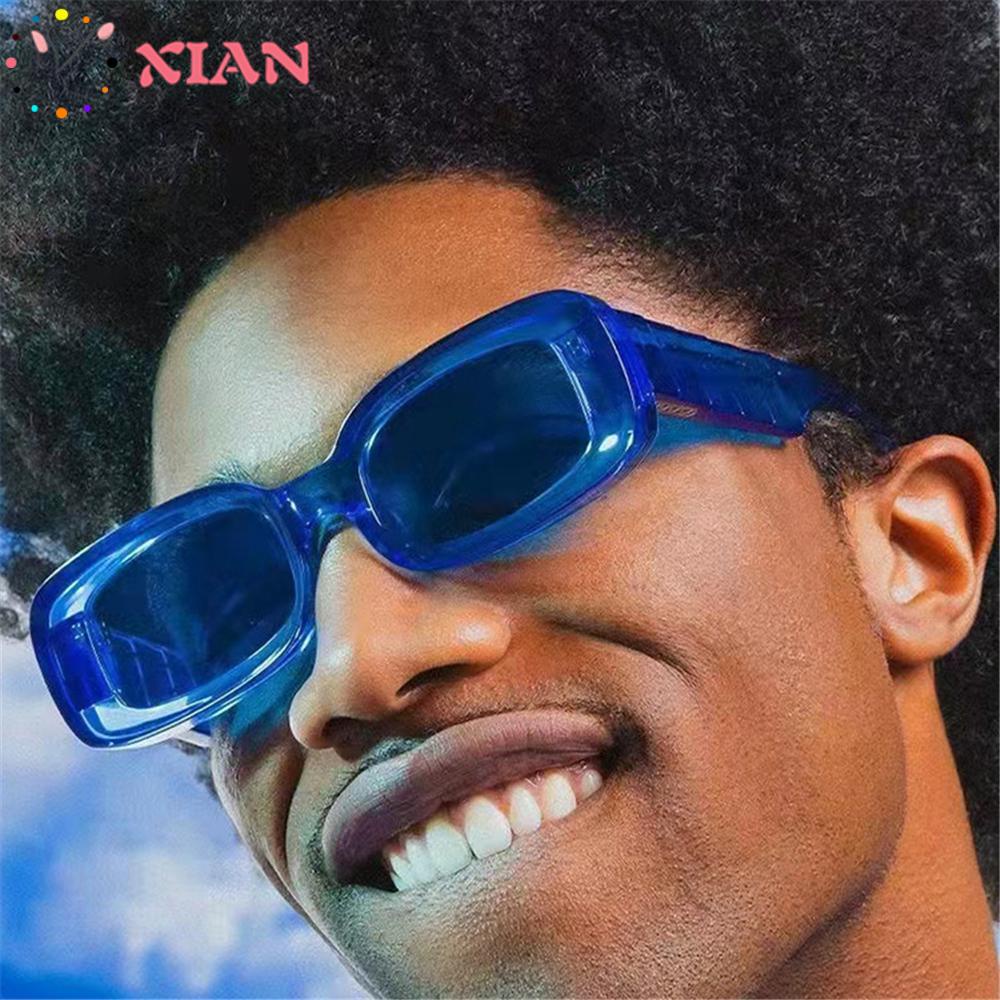 XIANTIN Kính Mát Gọng Vuông Nhỏ Thời Trang Cho Nam Nữ