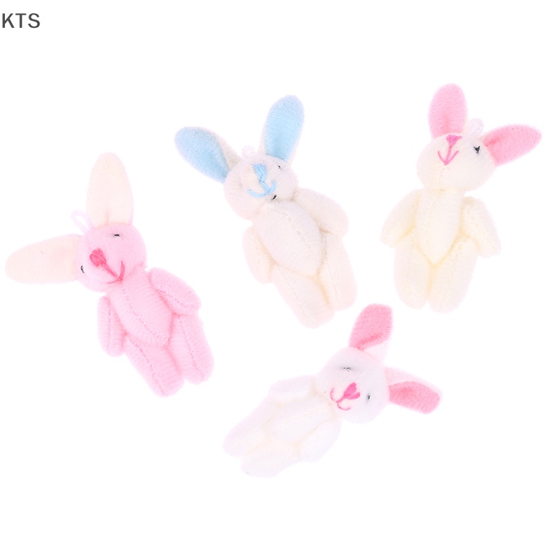 Thỏ Nhồi Bông 4.5CM Treo Móc Khóa Trang Trí Dễ Thương