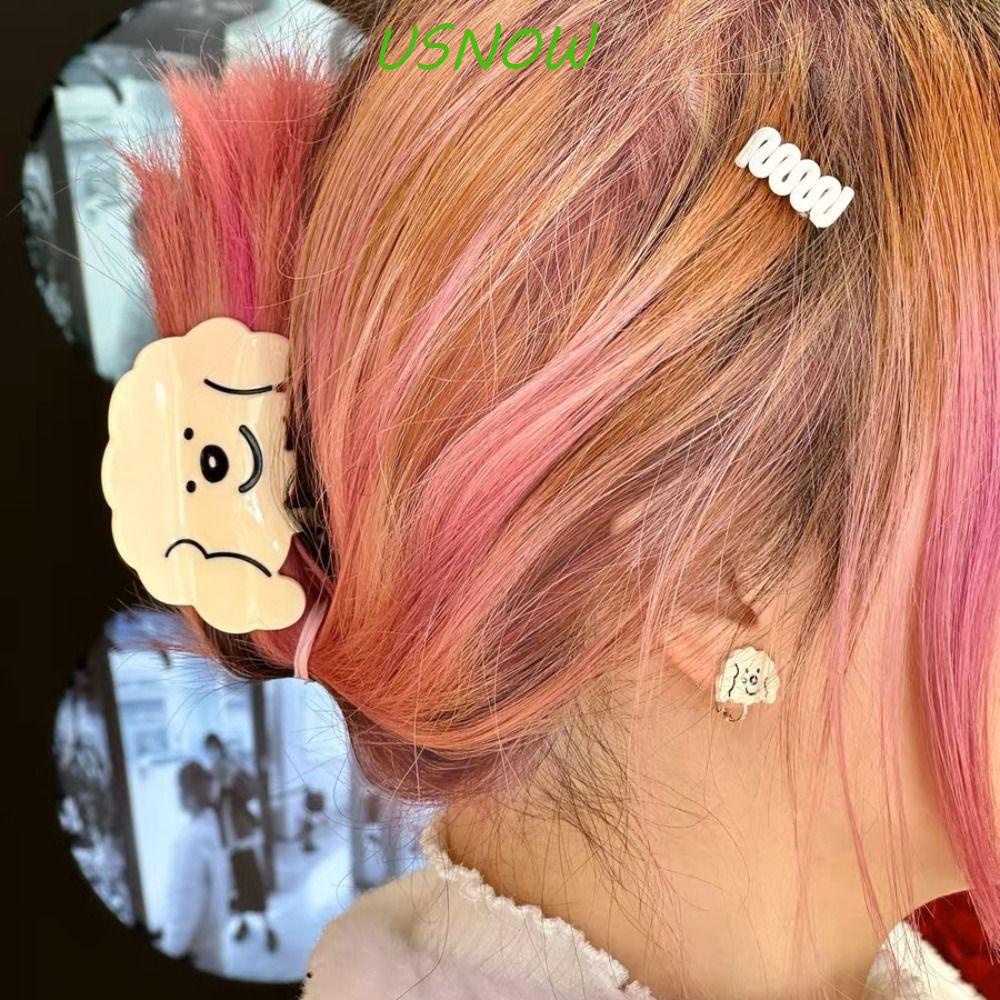 USNOW Kẹp Tóc Hoạt Hình Dễ Thương Thời Trang Hàn Quốc Cho Bé Gái