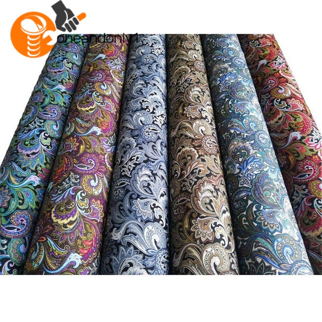 Bộ 6 Tấm Vải Cotton Họa Tiết Hoa Đầy Màu Sắc Dùng May Vá Thủ Công