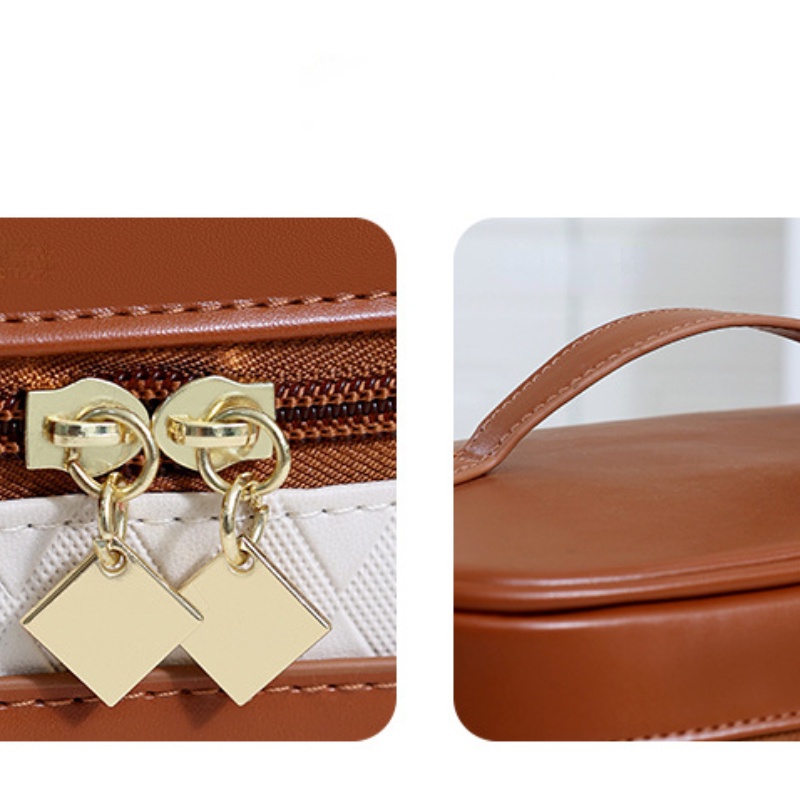 Túi Vuông Đựng Đồ Trang Điểm Sang Trọng Tiện Dụng Khi Đi Du Lịch