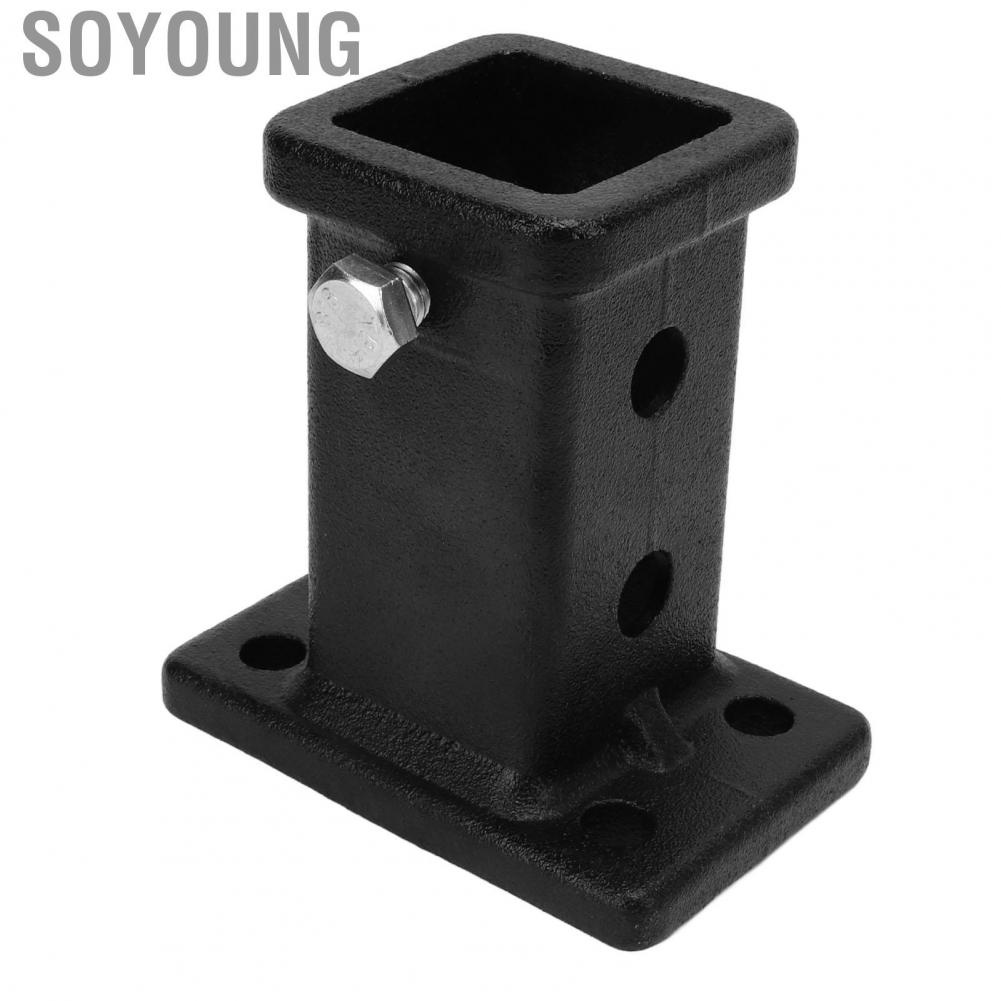 Soyoung Trailer Hitch Receiver Adapter Reliable Rustproof  On Tube Abrasion Resistant High Hardness for Pickup Trucks