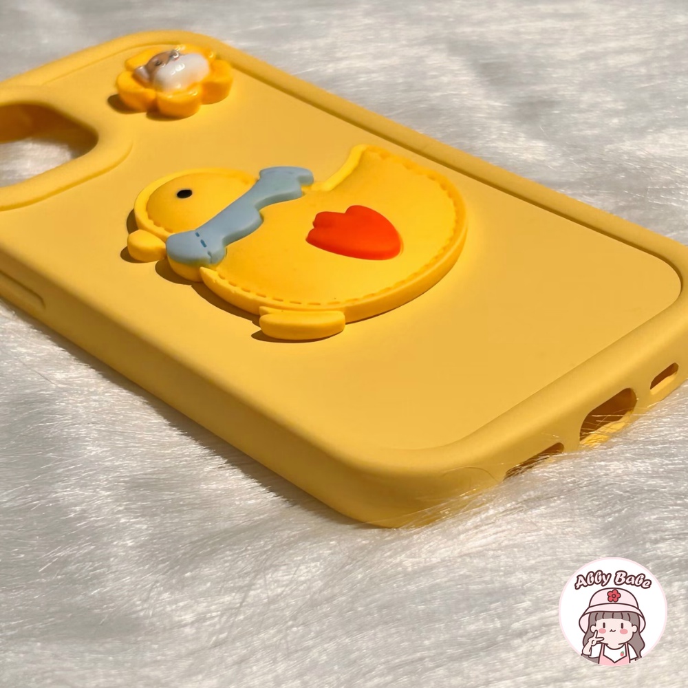 Ốp Điện Thoại TPU Dẻo Họa Tiết Gấu / Vịt Vàng Dễ Thương Chống Bụi Bẩn Cho IPhone 14 Pro Max IPhone 12 11 Pro Max XS XR