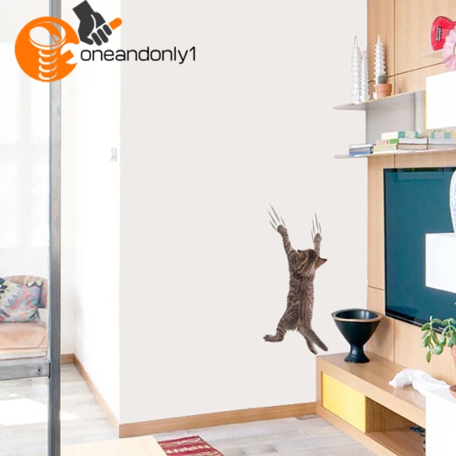 Miếng Dán Trang Trí Cửa Kính / Tủ Lạnh / Nhà Bếp / Phòng Tắm Hình Chú Mèo Hoạt Hình Chống Thấm Nước