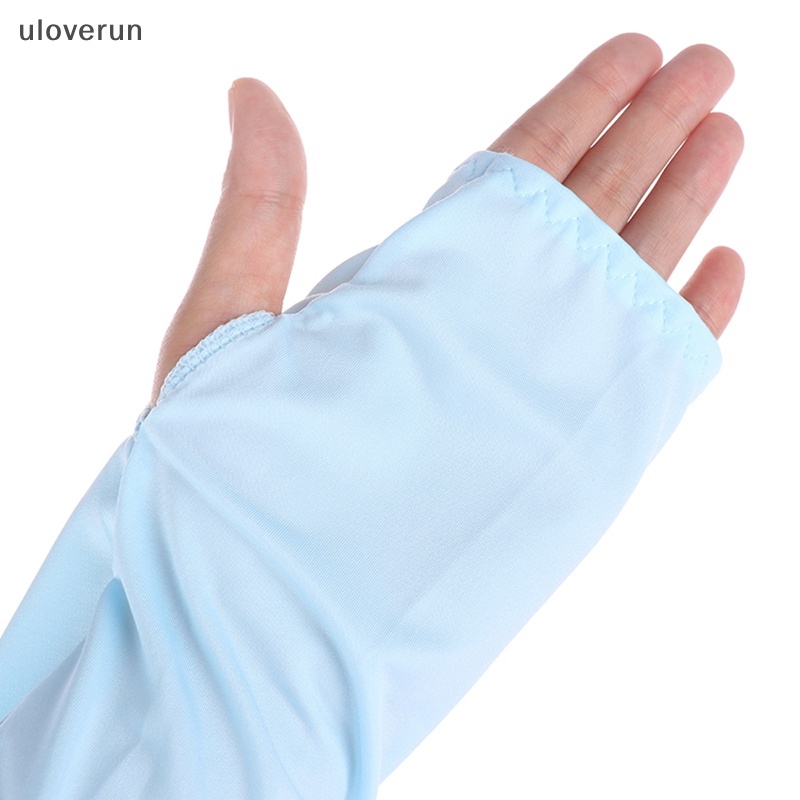 1 Găng Cánh Tay Chống Nắng Hở Nửa Ngón Tiện Dụng Khi Chạy Bộ / Chơi Golf