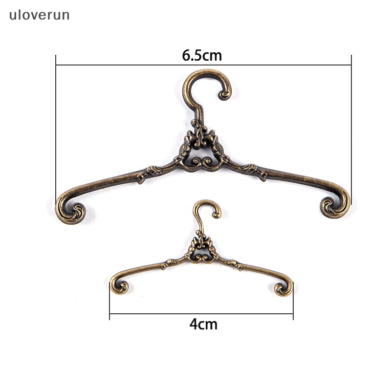 Set 5 Móc Treo Quần Áo Búp Bê Blyth 1 / 6 ob11 4 / 6.5cm Bằng Kim Loại