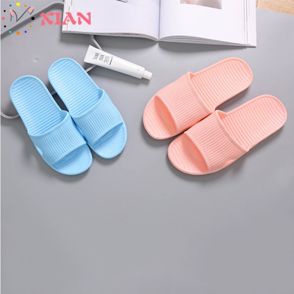 XIANTIN Dép Cao Su Mềm Kẻ Sọc Thời Trang Cho Nữ