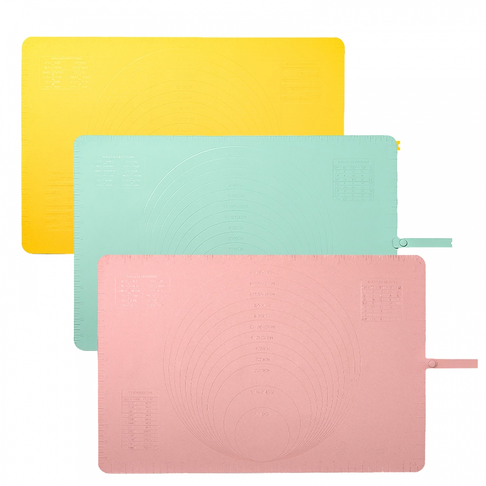 Thảm Nướng Bánh Chất Lượng Cao 400-40°Phụ Kiện Chuyển Đổi C Sang 2200 Chuyên Dụng Cho Xe Hơi 2200°C 60 * 40 * 0.13 Cm Bánh Pie Crust Màu Xanh Lá / Hồng Cho Chuẩn Bị