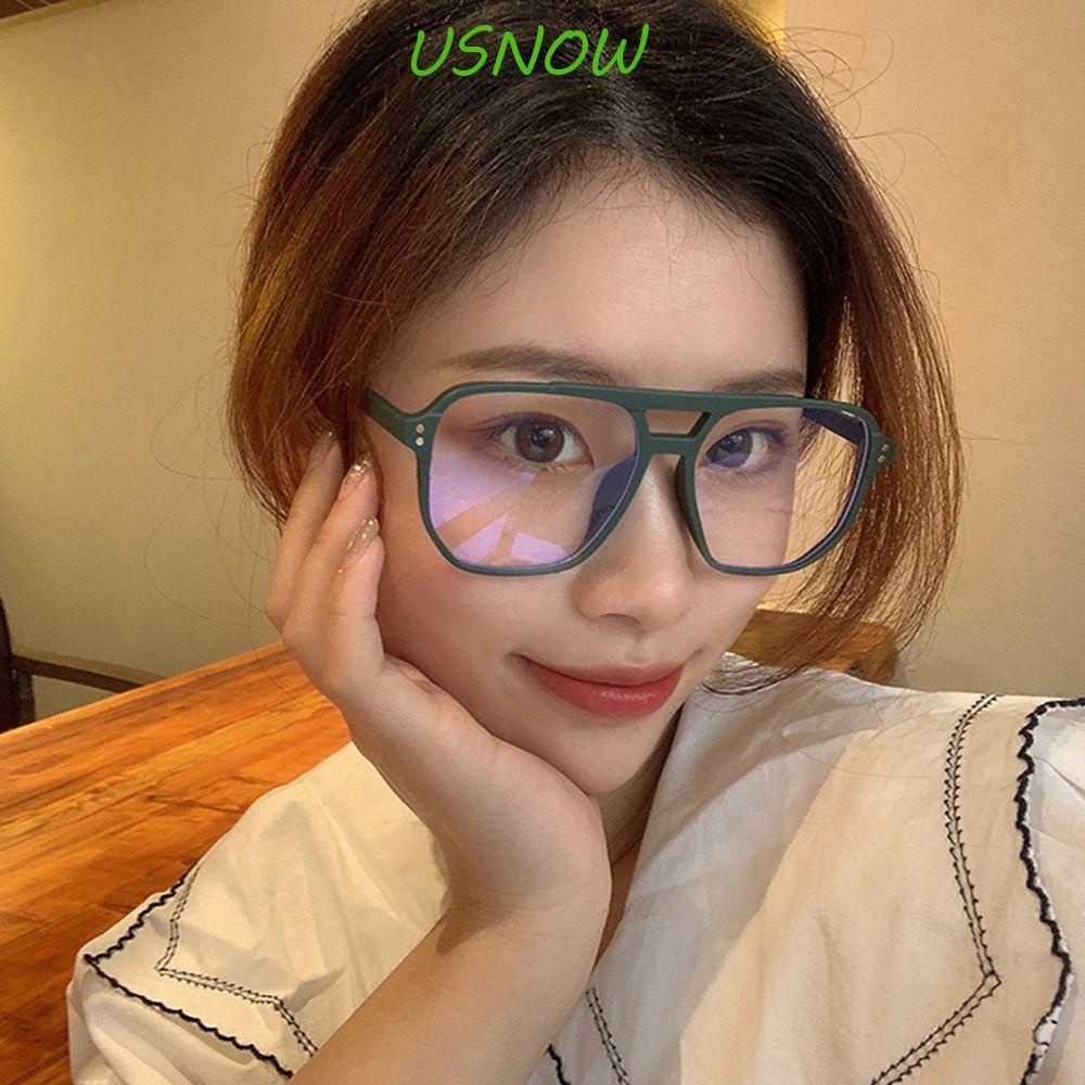 USNOW Kính Mát Gọng Vuông Đôi Chống Ánh Sáng Xanh Thời Trang Cho Nữ