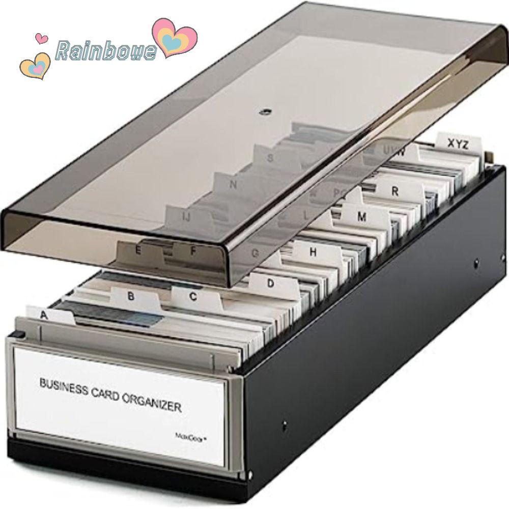 RAINBOW Hộp Đựng Thẻ Danh Thiếp Phân Loại Tiện Dụng