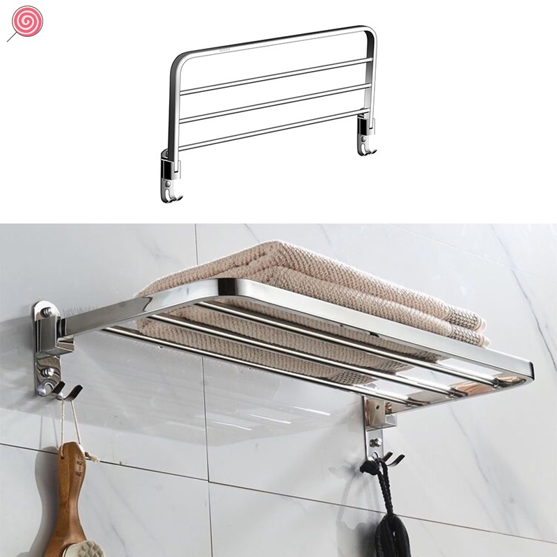 Giá Đỡ Treo Khăn Tắm Bằng Thép Không Gỉ Có Thể Tháo Rời