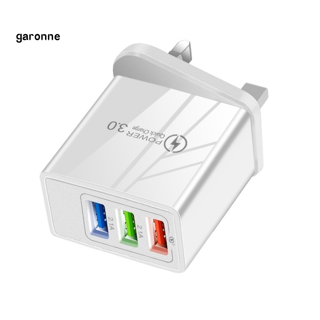 Tẩu Sạc Nhanh 3 Cổng Usb PD36W QC30 Mini Cho Gia Đình / Văn Phòng