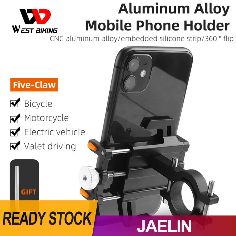 Giá Đỡ Điện Thoại Di Động Năm Chân GPS Gắn Xe Đạp Cho Tất Cả Các Dòng Điện Thoại [Jaelin.vn]