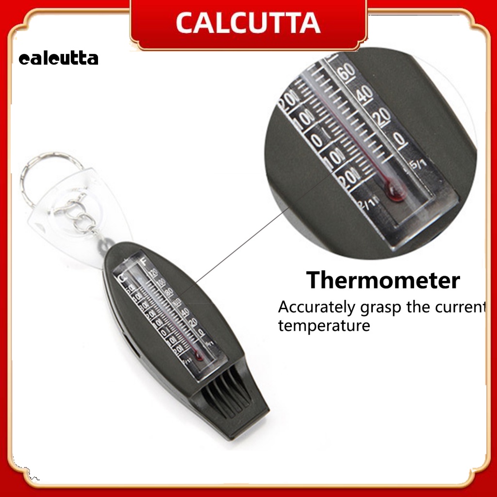 Còi Thổi Khẩn Cấp 4 Trong 1 Tích Hợp La Bàn Và Nhiệt Kế Đa Năng Tiện Dụng