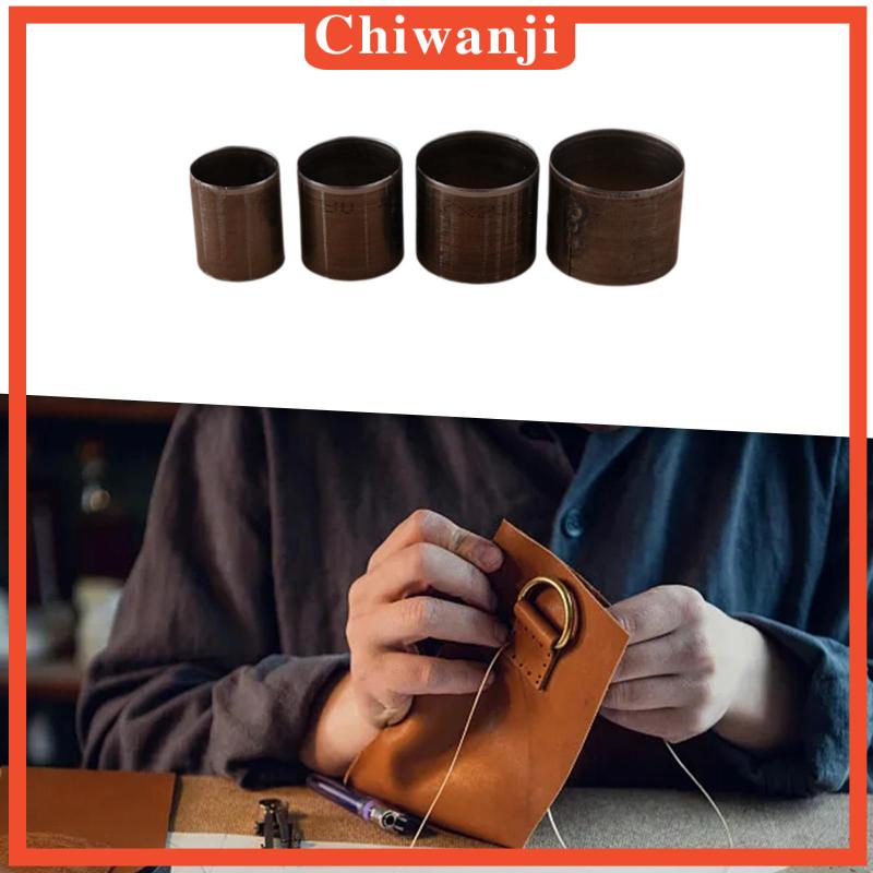 Set 4 Khuôn Tròn 10 / 13 / 15 / 17mm Chuyên Dụng Cho Thợ Làm Đồ Da