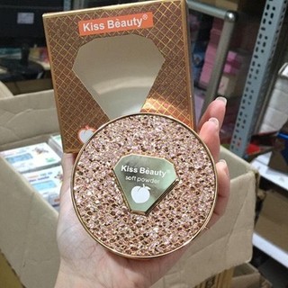 Phấn phủ 2 tầng kiss beauty mẫu siêu đẹp