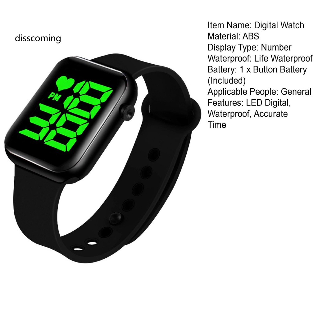 Băng Đô Sợi Xích Thời Trang Cá Tính Cho Nữ| Đồng Hồ Điện Tử Chống Thấm Nước Có Đèn Led Kỹ Thuật Số Thời Trang Cho Trẻ Em