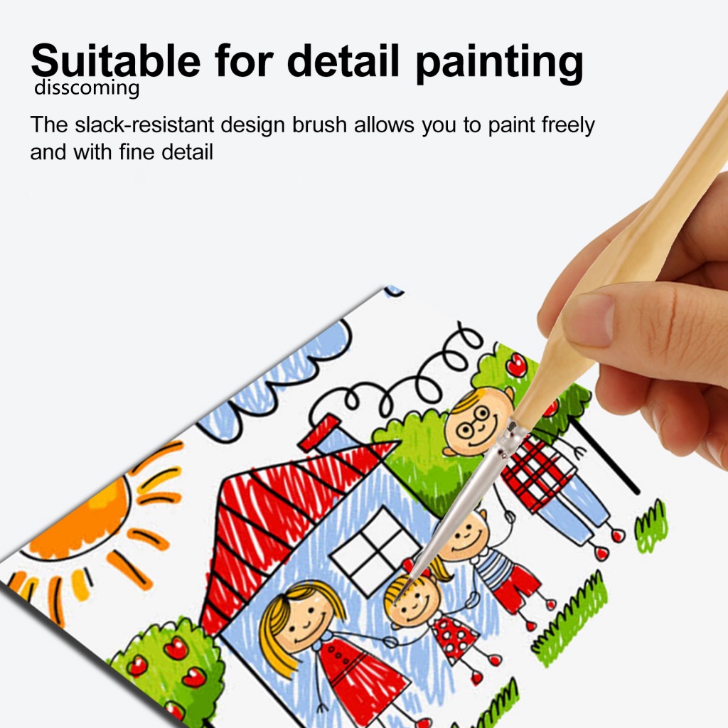 Áo Thun In Hình SL SL SL SL Thời Trang Cá Tính| Set 15 Cọ Vẽ Tranh Sơn Dầu Mềm Mại Tiện Dụng