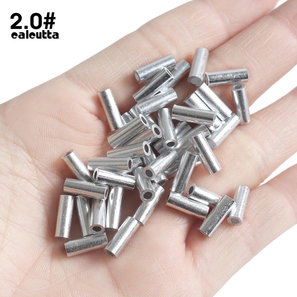 Bộ 50 Ống Nhôm Quấn Dây Câu Cá Chống Rỉ Sét Tiện Dụng