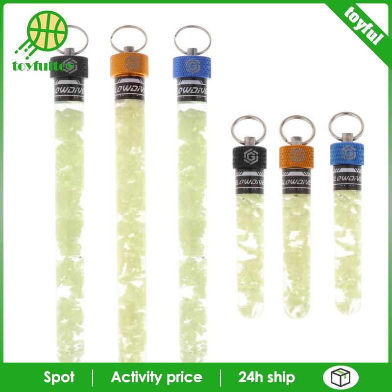 Thanh Phát Sáng Chống Thấm Nước Kèm Móc Khóa Tiện Dụng Cho Thợ Lặn / Cắm Trại