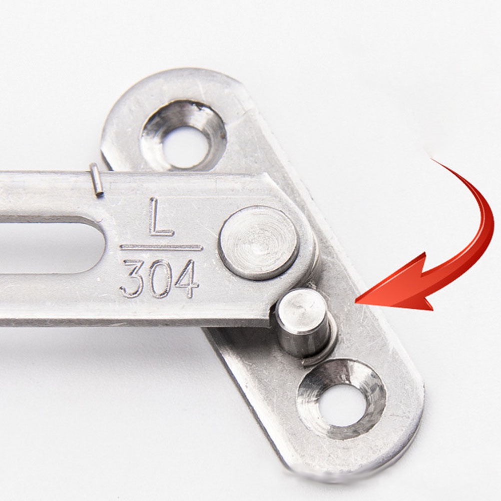 Bộ 1 Phụ Kiện Hạn Chế Tự Động Bằng Thép Không Gỉ 65 Độ Chất Lượng Cao