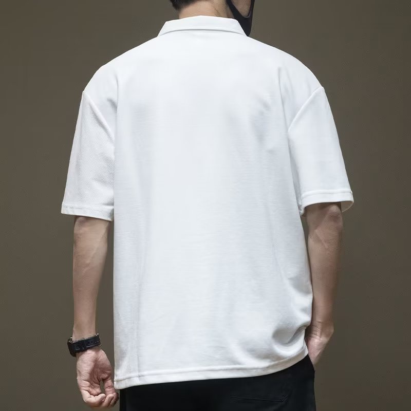 Áo polo Tay Ngắn Chất Liệu Cotton Cao Cấp Có Size Từ M-8XL Thời Trang Theo Phong Cách Mỹ Cho Nam