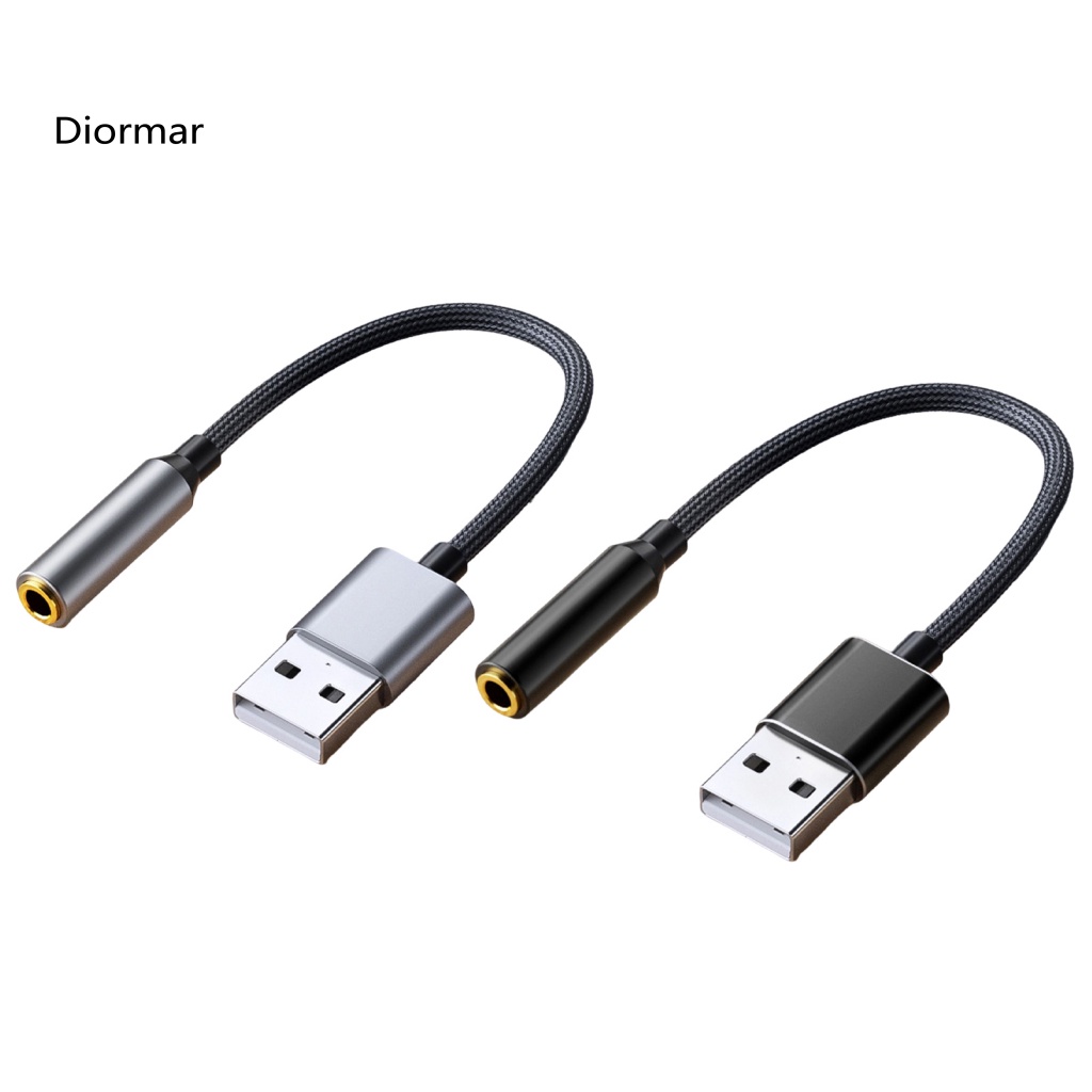 Thẻ Âm Thanh Chuyển Đổi USB Sang 35mm 2 Trong 1 Cho Laptop