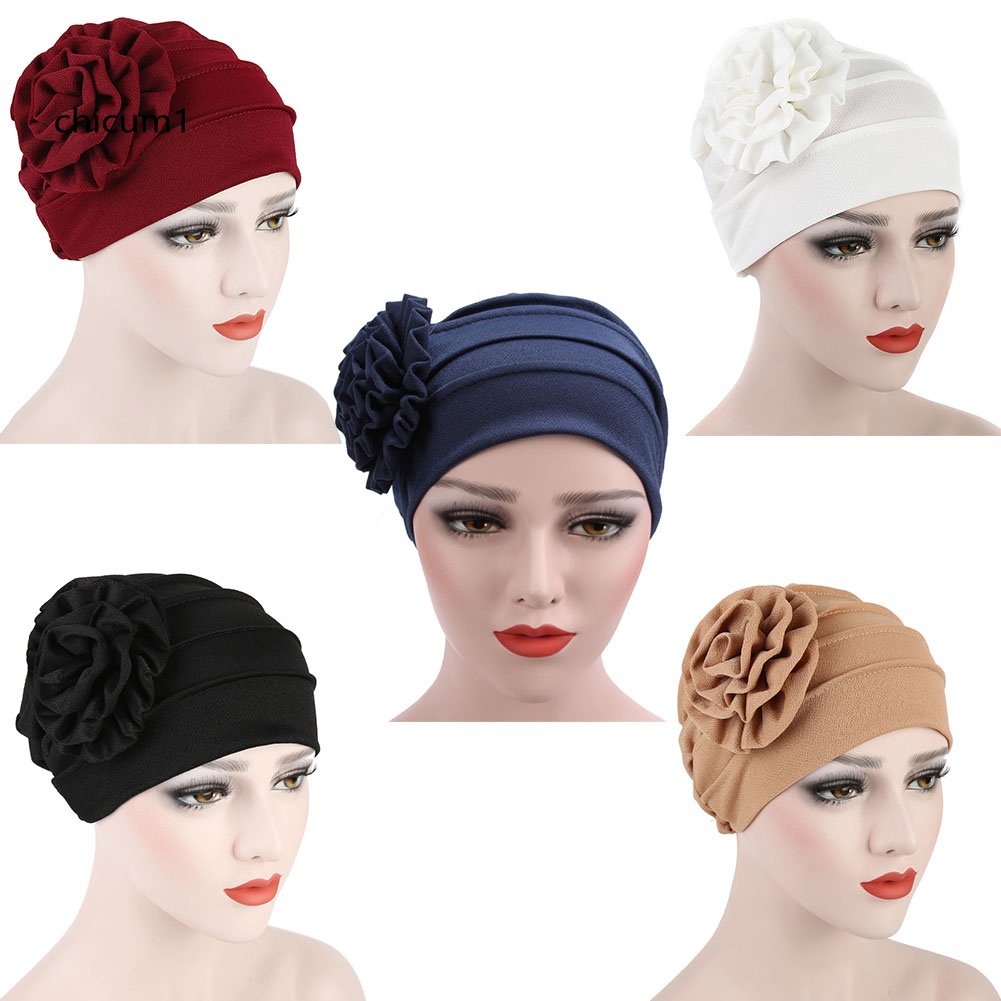 Mũ Beanie Co Giãn Thoáng Khí Màu Sắc Thời Trang Cho Nữ