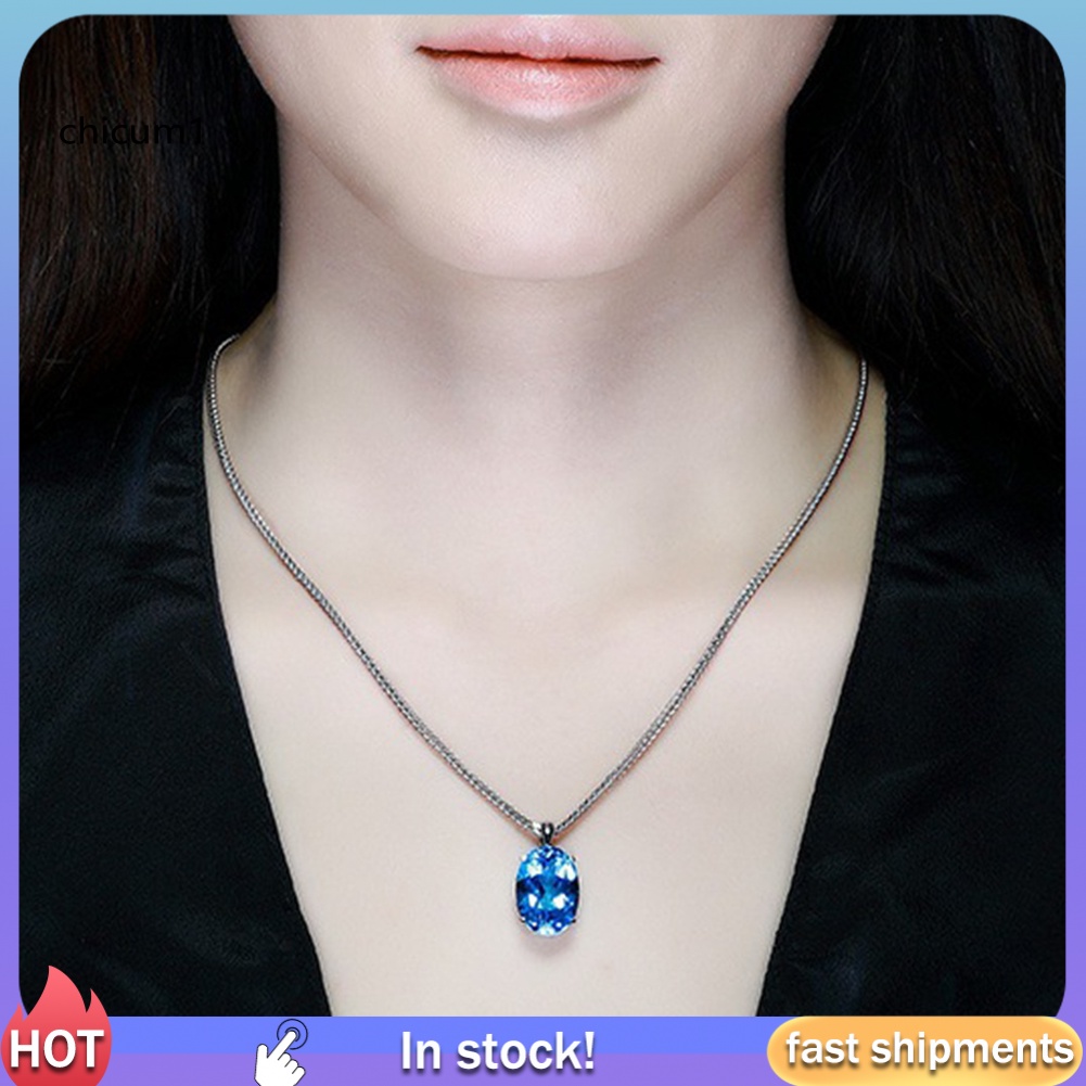 Vòng cổ Hợp Kim Đính Đá Đơn Giản Thanh Lịch