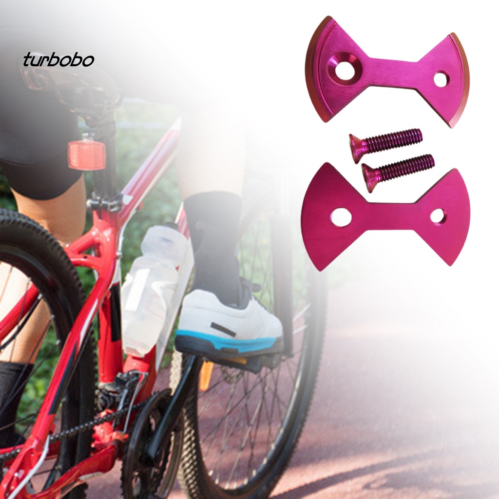 Set 2 Tấm Khóa Pê Đan Bằng Hợp Kim Titan Thay Thế Cho Xe Đạp Leo Núi