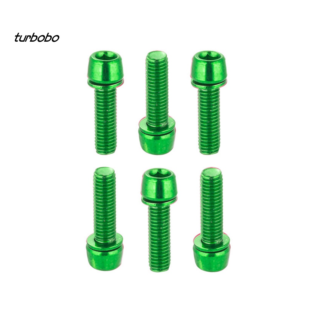 Set 6 Ốc Vít M5x18mm Bằng Thép Chống Biến Dạng Cho Xe Đạp Leo Núi