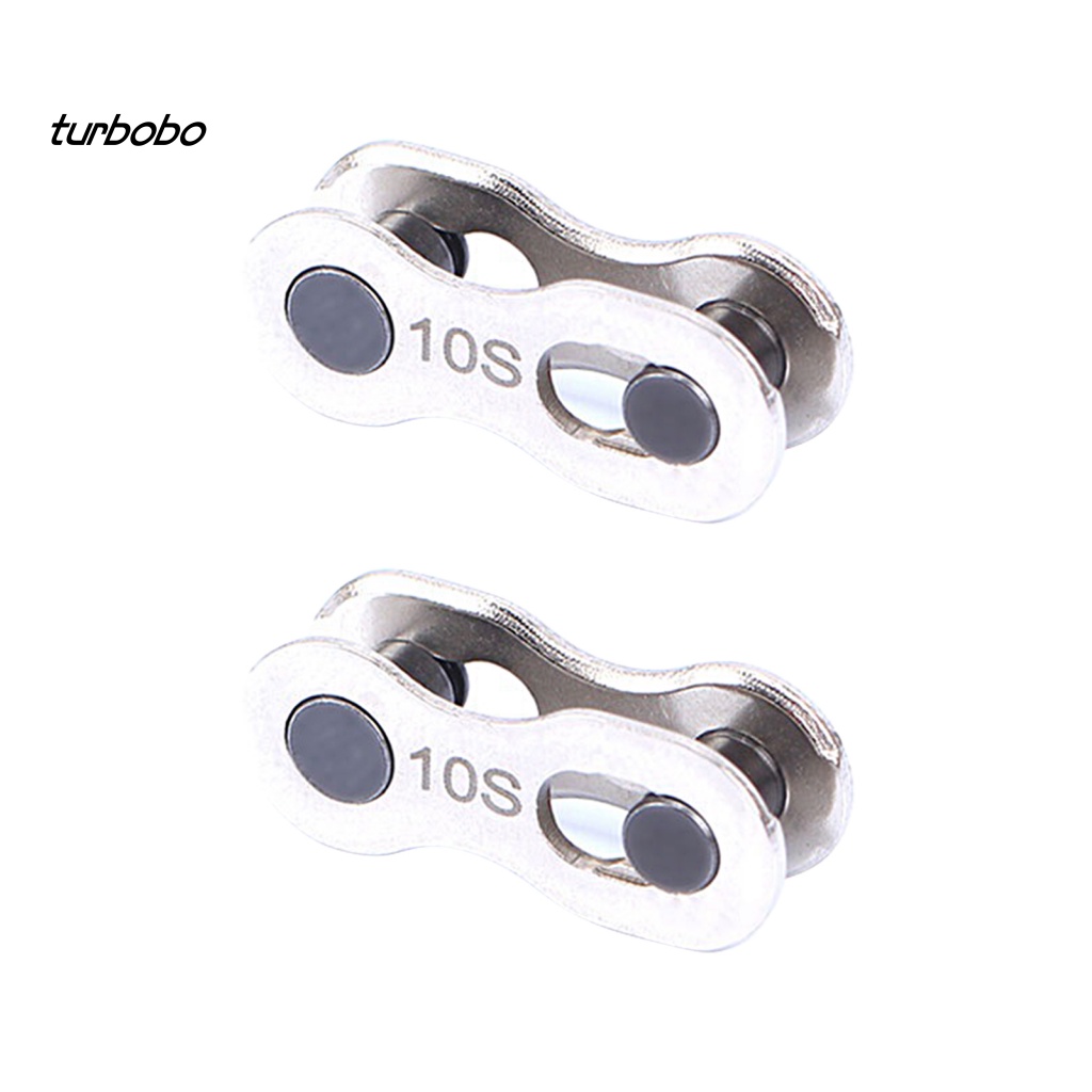 1 Cặp Khóa Xích Xe Đạp Mạ Điện Chống Gỉ Trọng Lượng Nhẹ