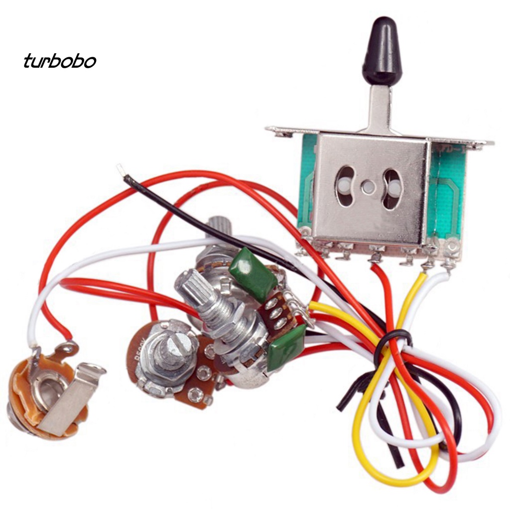 Bộ Dây Điều Khiển Âm Lượng Bằng Kim Loại Đơn Giản Cho Đàn Guitar Điện