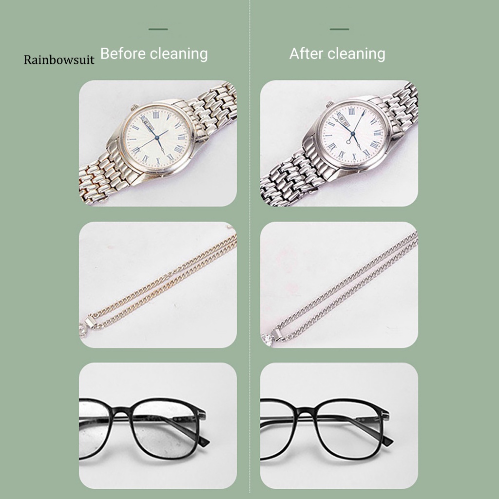 Dụng Cụ Vệ Sinh Mắt Kính Mini Bằng Sóng Siêu Âm Không Gây Tiếng Ồn