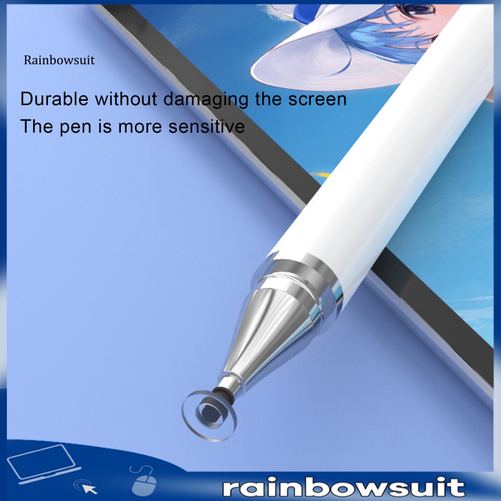 Bút Cảm Ứng Hai Đầu 2 Trong 1 Độ Nhạy Cao Thông Dụng Cho Điện Thoại / Máy Tính Bảng