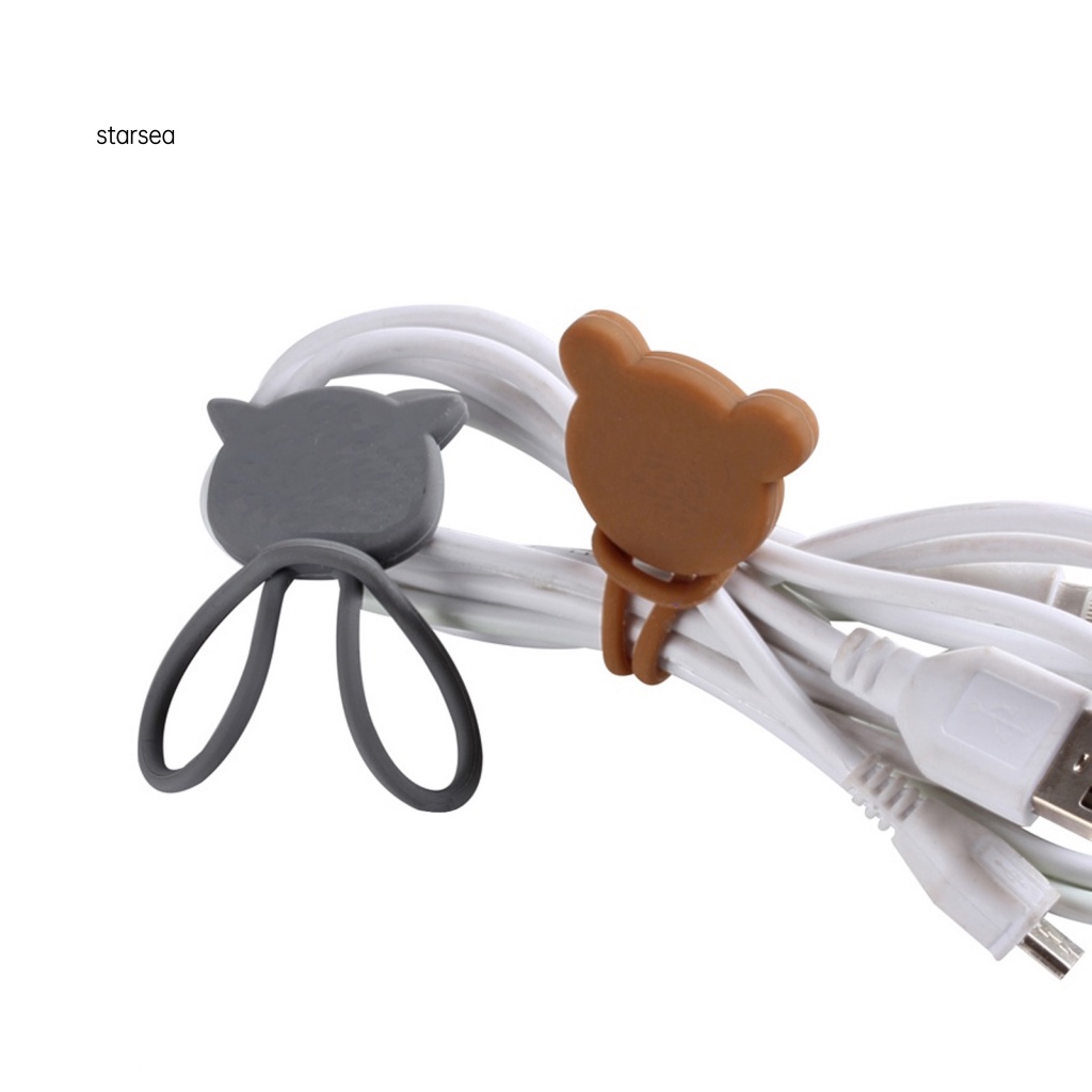 Sra Dụng Cụ Quấn Dây Cáp Hình Động Vật Hoạt Hình Đa Năng