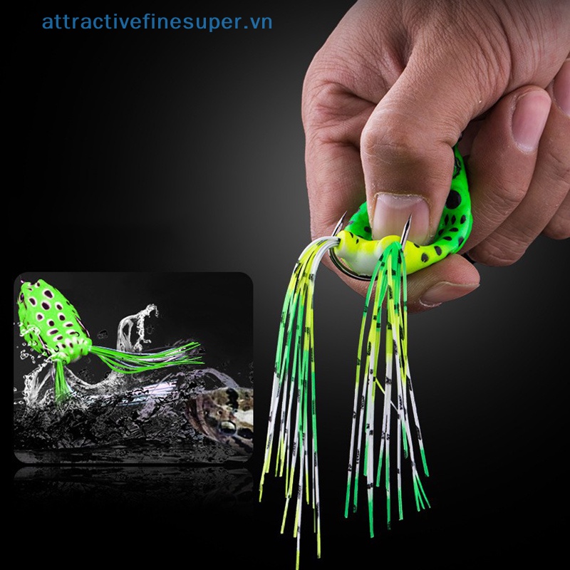 Mồi Giả Nhử Cá Mềm Hình Ếch 5cm 8g Gắn Kèm Móc Câu