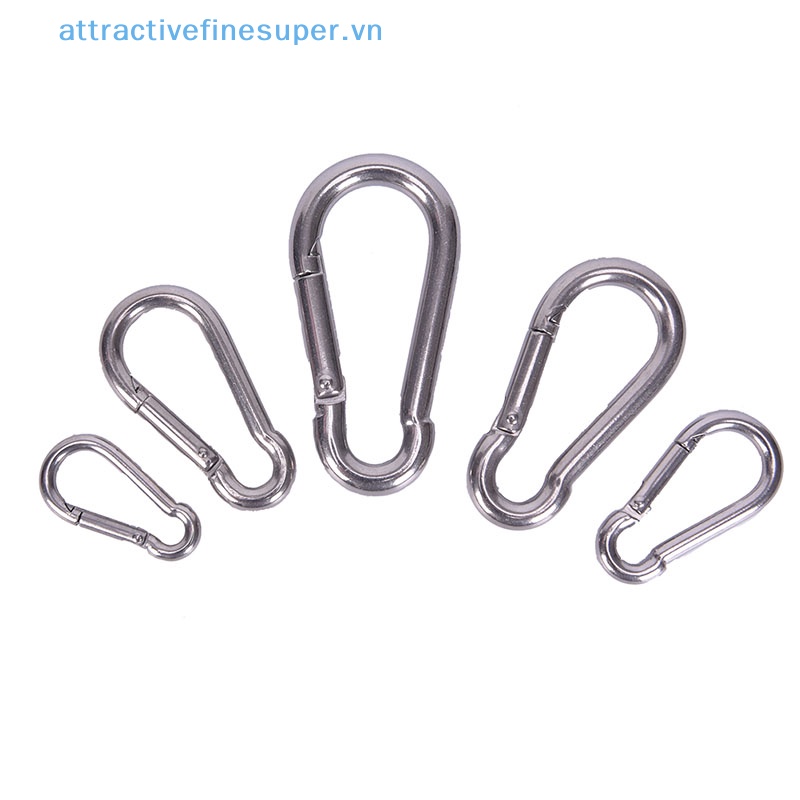 Móc Khóa Carabiner Bằng Thép Không Gỉ 304 AFS