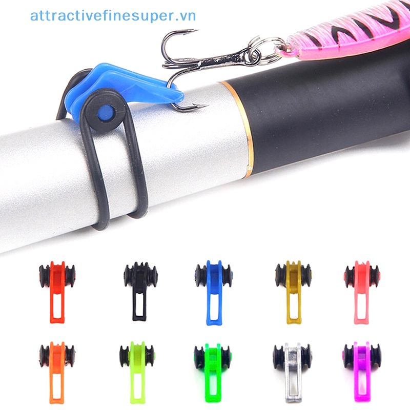 Set 10 Giá Đỡ Mồi Câu Cá Bằng Nhựa An Toàn Tiện Dụng