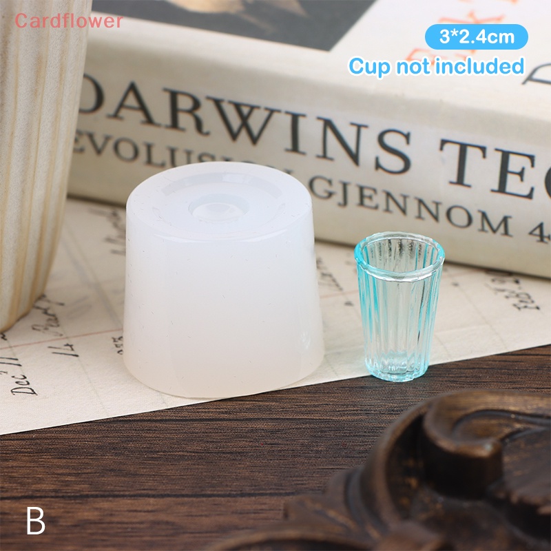 Khuôn Silicon Làm Ly Trà Sữa / Món Tráng Miệng Mini 1: 12 Trang Trí Nhà Búp Bê DIY Mới