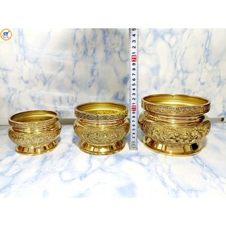 Bát hương rồng nhiều size bằng đồng